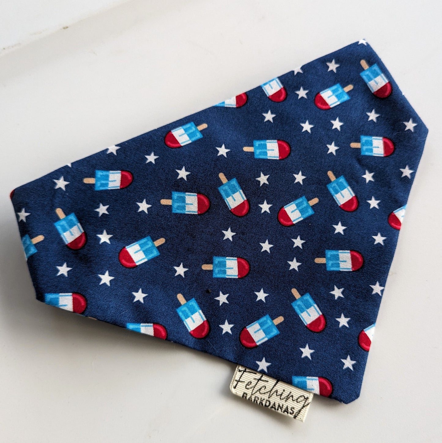Red White and Blue Popsicle Bandana