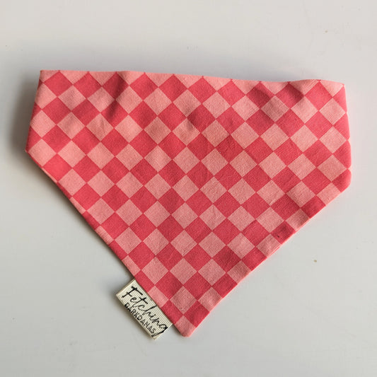 Pink Checkers - Bandana