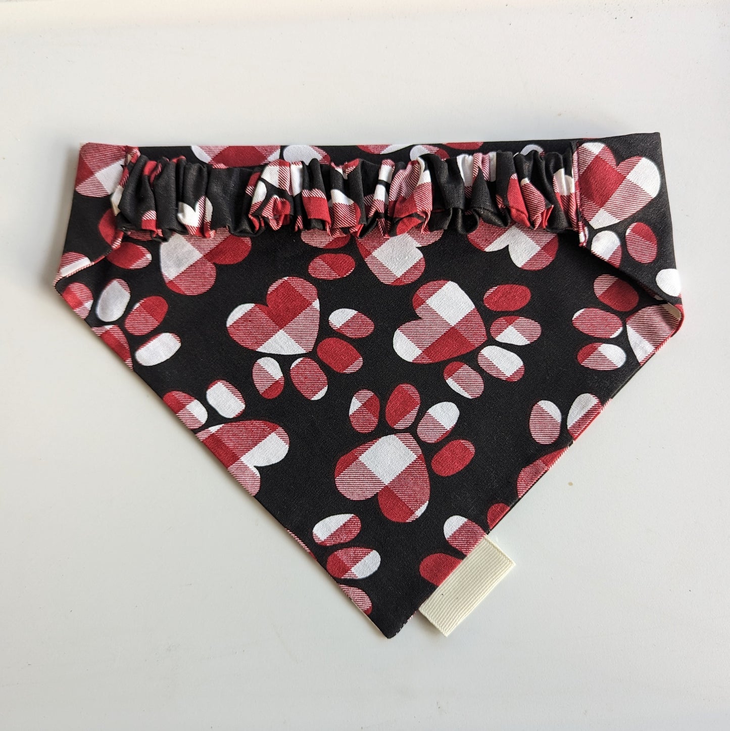 Plaid Paw/Heart - Bandana