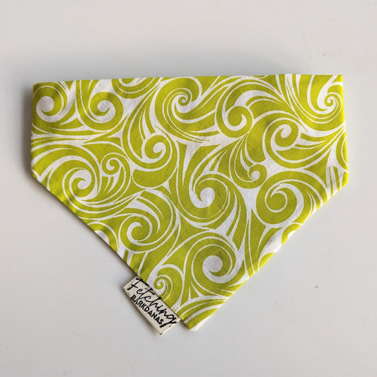 Lime Swirl- Bandana