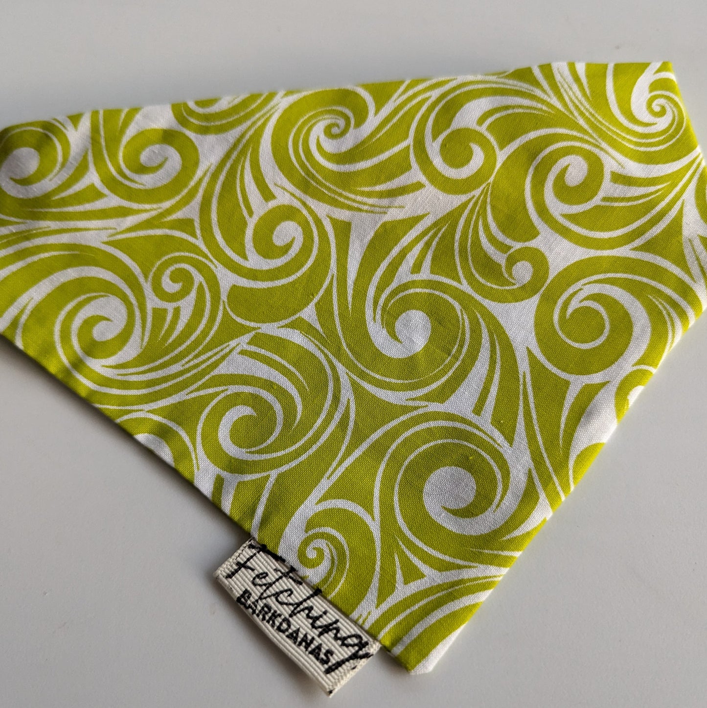 Lime Swirl- Bandana