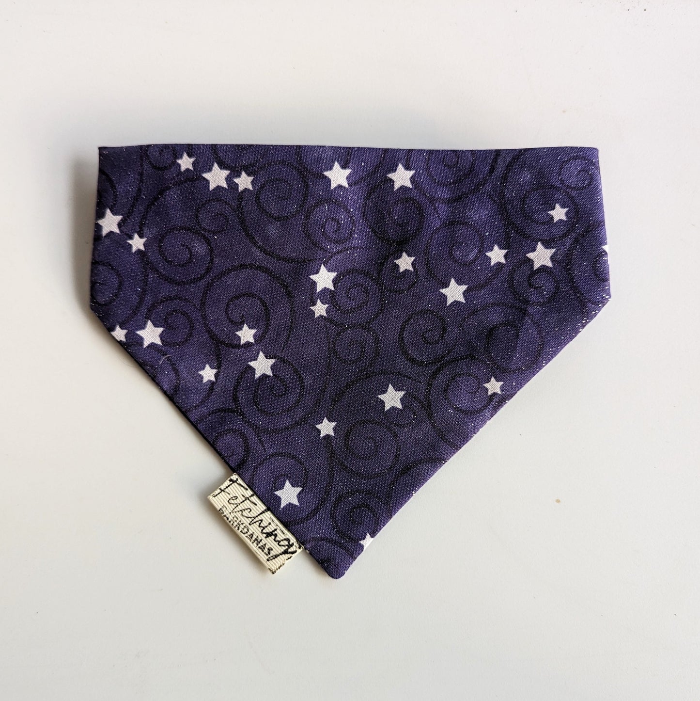 Sparkle Purple Stars- Bandana