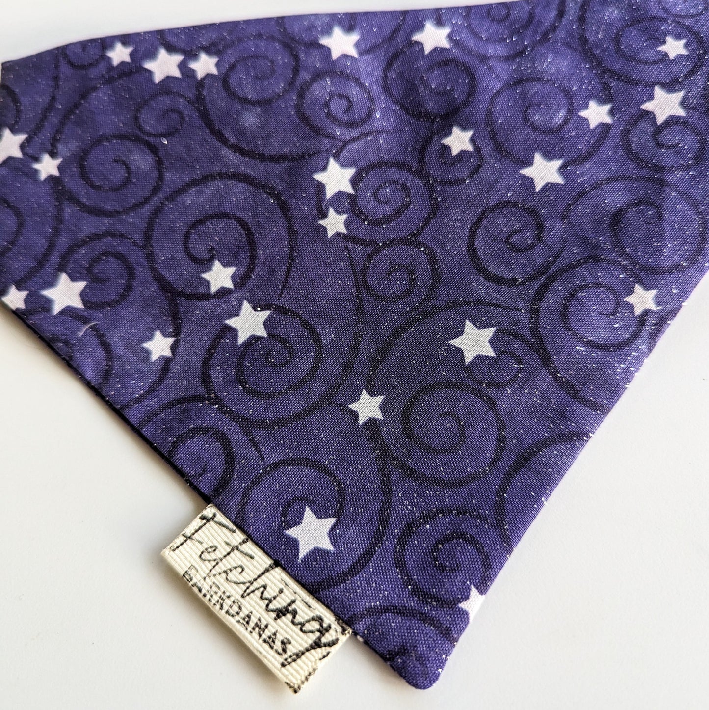 Sparkle Purple Stars- Bandana